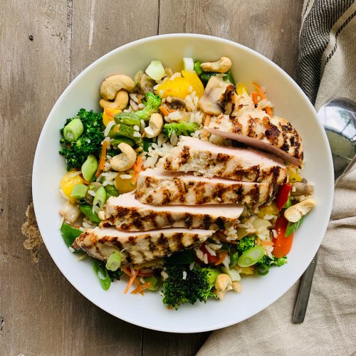 Pineapple Fried Rice with Chicken