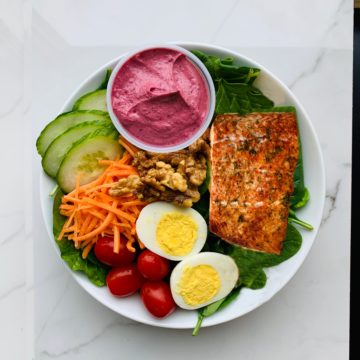 Big salad-salmon
