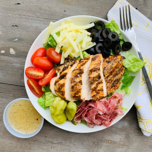 Salad: Italian salad-chicken