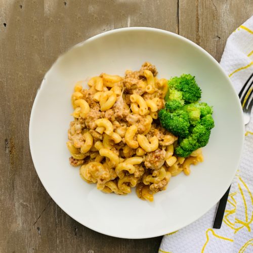 Cheesy turkey taco pasta